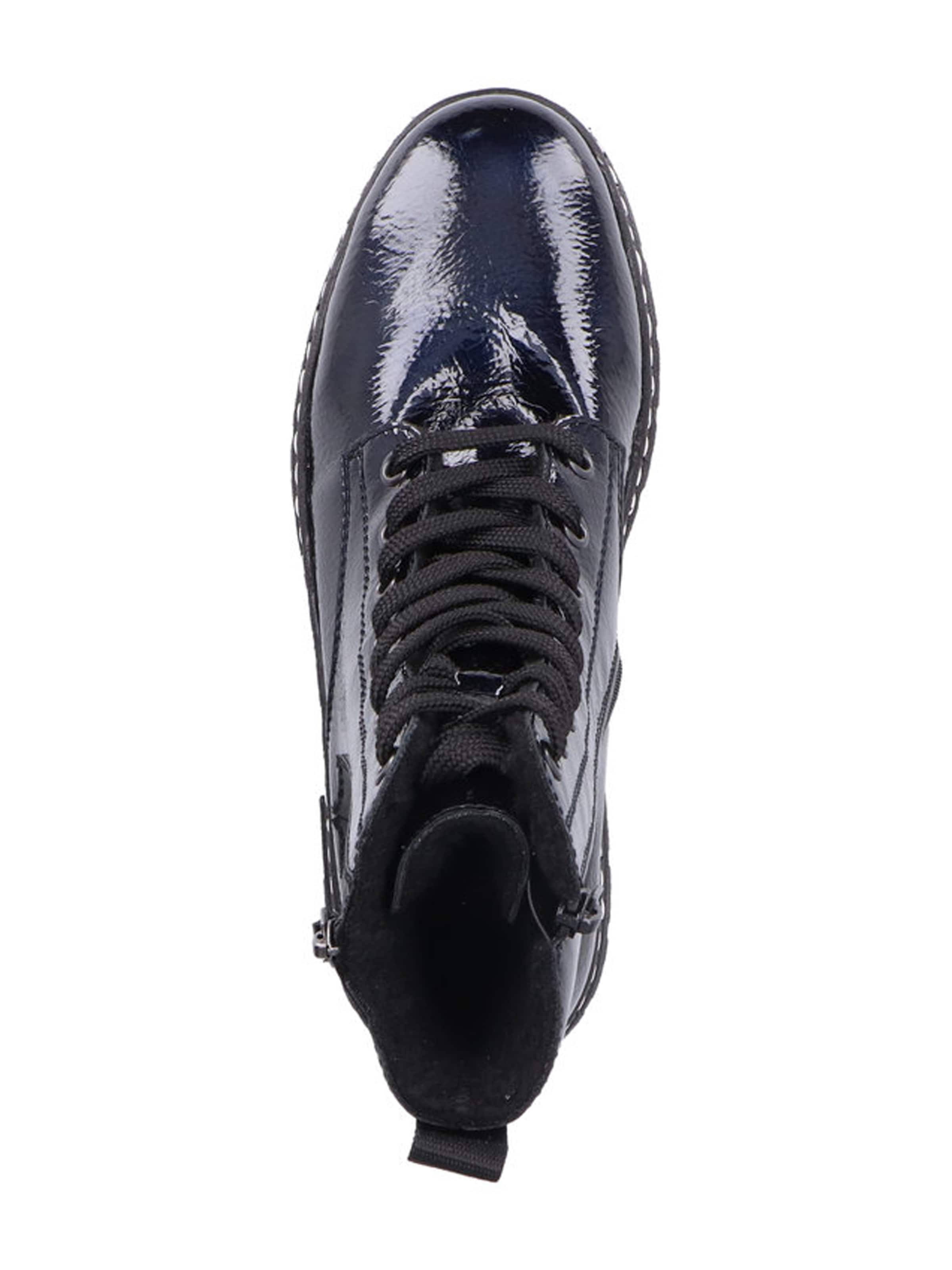 Rieker Ботинки на шнуровке в Синий