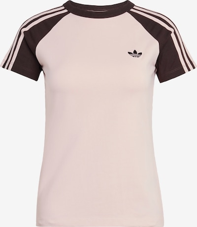 XS dydžio Marškinėliai iš ADIDAS ORIGINALS, spalva – tamsiai ruda / pastelinė rožinė, Prekių apžvalga