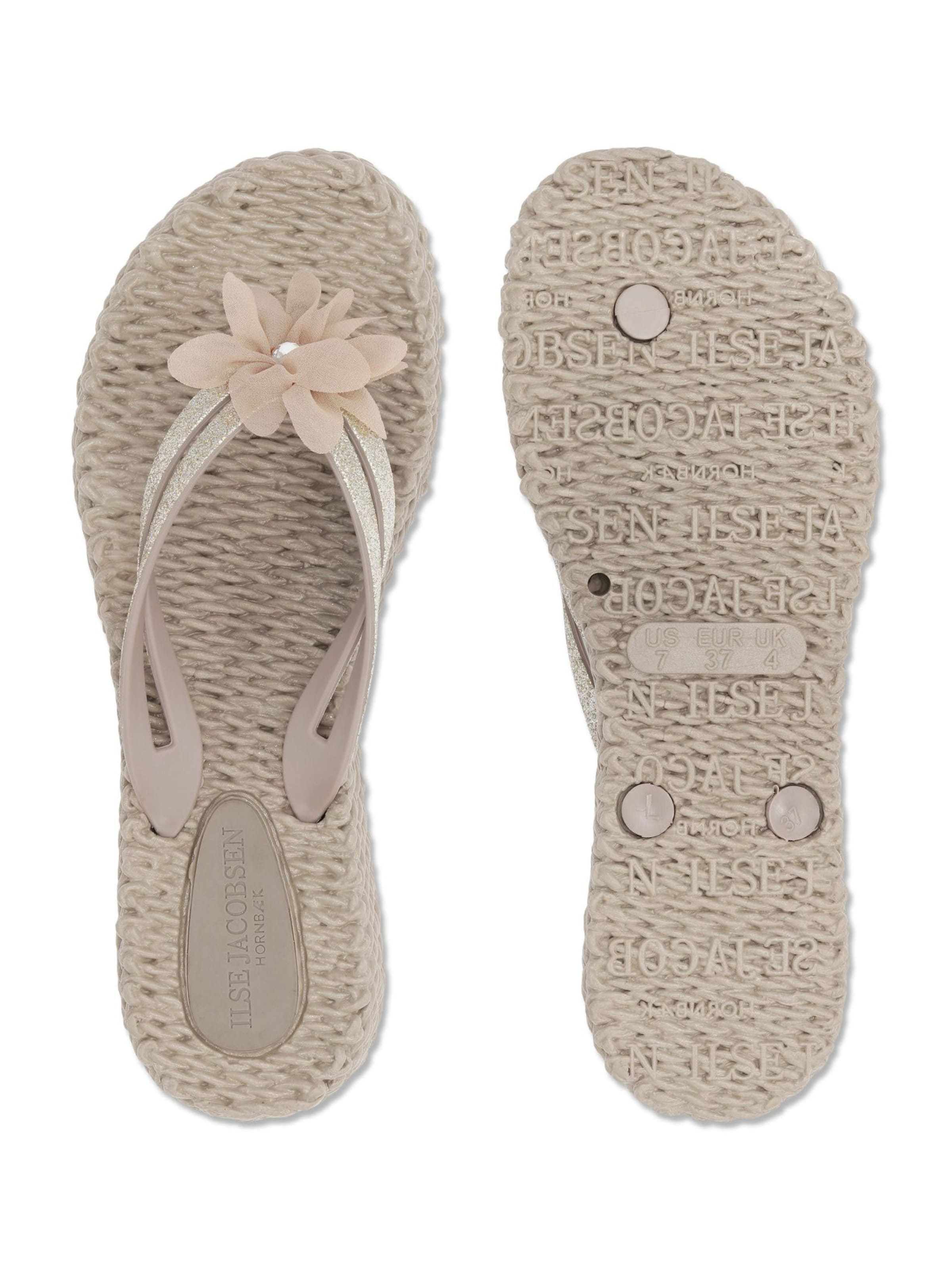 ILSE JACOBSEN Klipklappere 'Cheerful17F' i beige