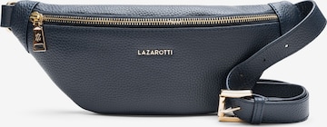 Lazarotti Gürteltasche 'Bologna' in Blau: Vorderseite