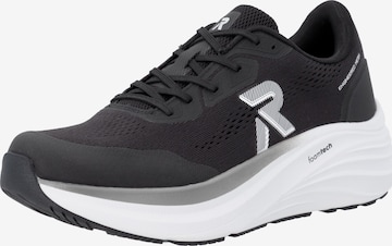 Baskets basses Rieker Sport en noir : devant