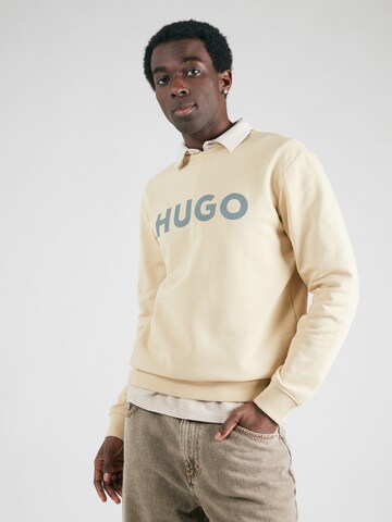 HUGO - Sudadera 'Dem' en beige: frente