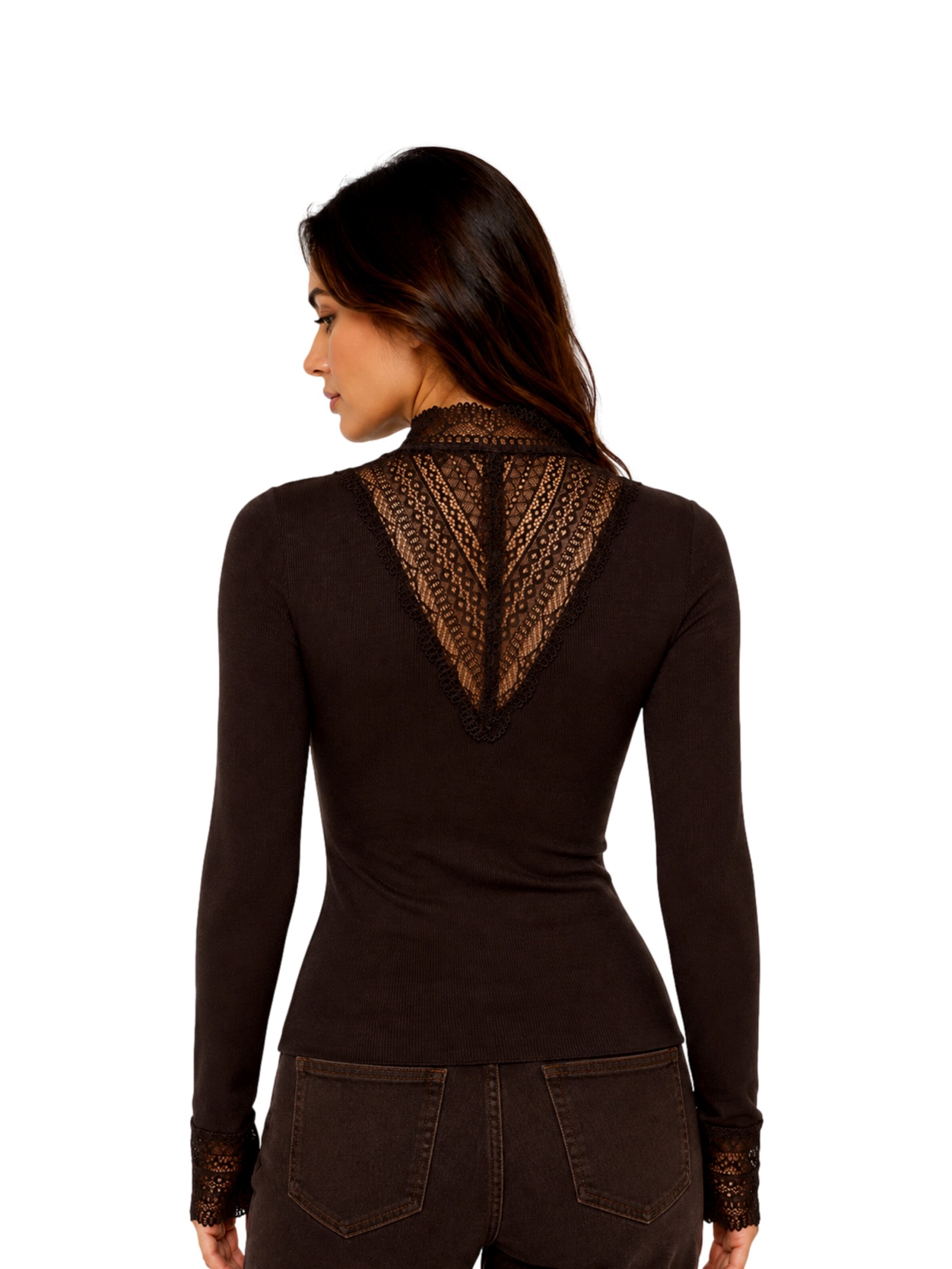 ONLY Shirt 'ONLTILDE' in Brown