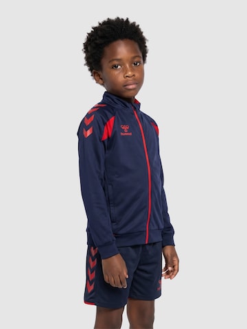 Hummel Sports sweat jacket 'Core 2.0' in Blue: front