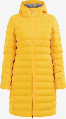 DreiMaster Maritim Χειμερινό παλτό σε κίτρινο: μπροστά