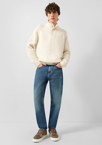 Pull-over QS en beige : devant