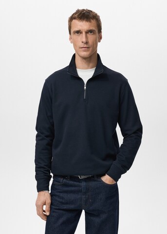 MANGO MAN Sweatshirt 'Portellp' in Blue: front