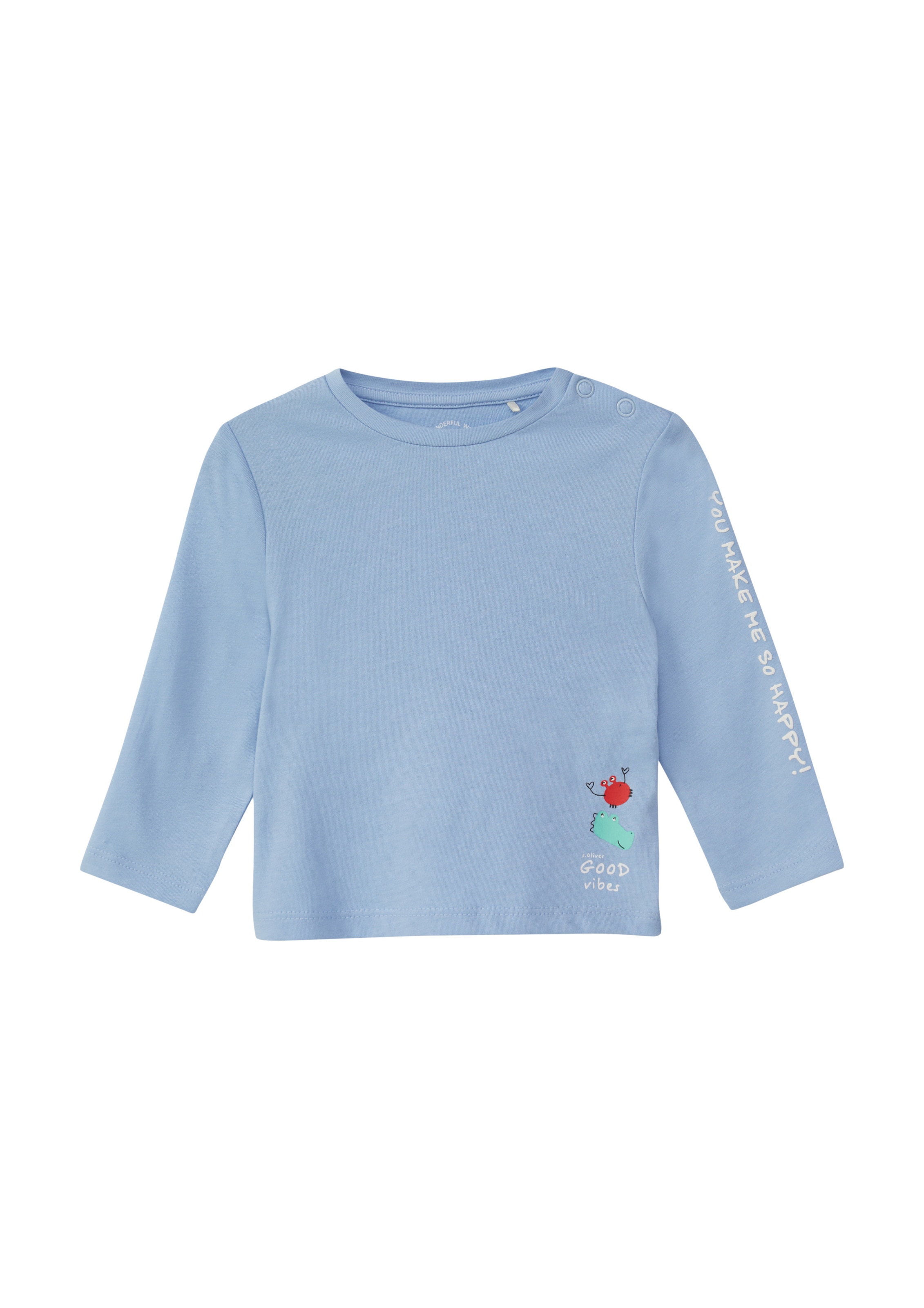 s.Oliver Shirt in Blauw: voorkant