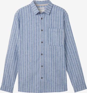 Chemise TOM TAILOR en bleu : devant