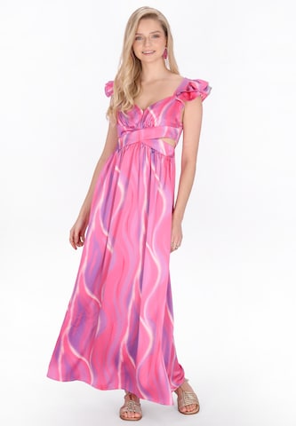 Robe d’été 'Festival' IZIA en rose : devant