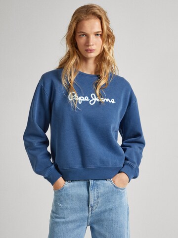 Pepe Jeans Sweatshirt 'LANA' in Blauw: voorkant