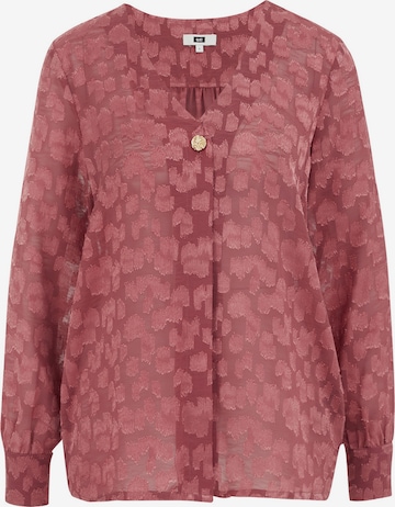 WE Fashion Pusero värissä vaaleanpunainen: etupuoli