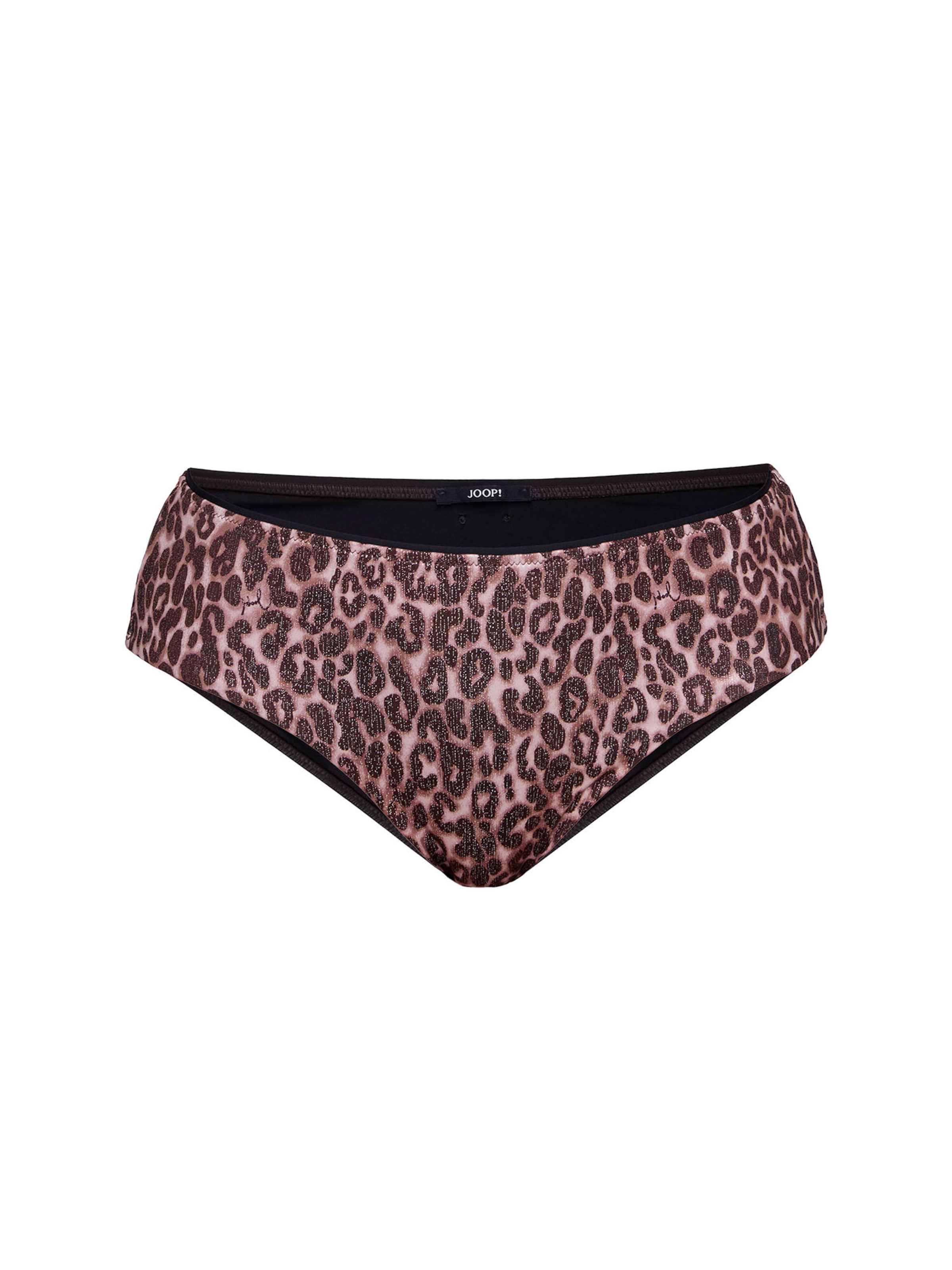 JOOP! Bas de bikini 'Leopard' en XS en beige / marron / noir, Vue avec produit