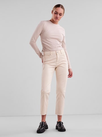 PIECES Regular Jeans 'Leah' i beige