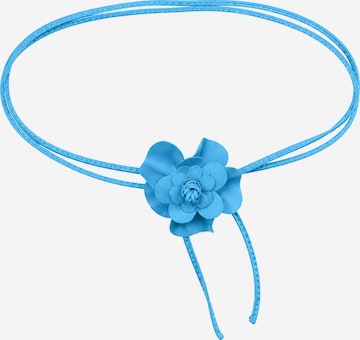COLLEZIONE ALESSANDRO Belt 'Blüte' in Blue: front