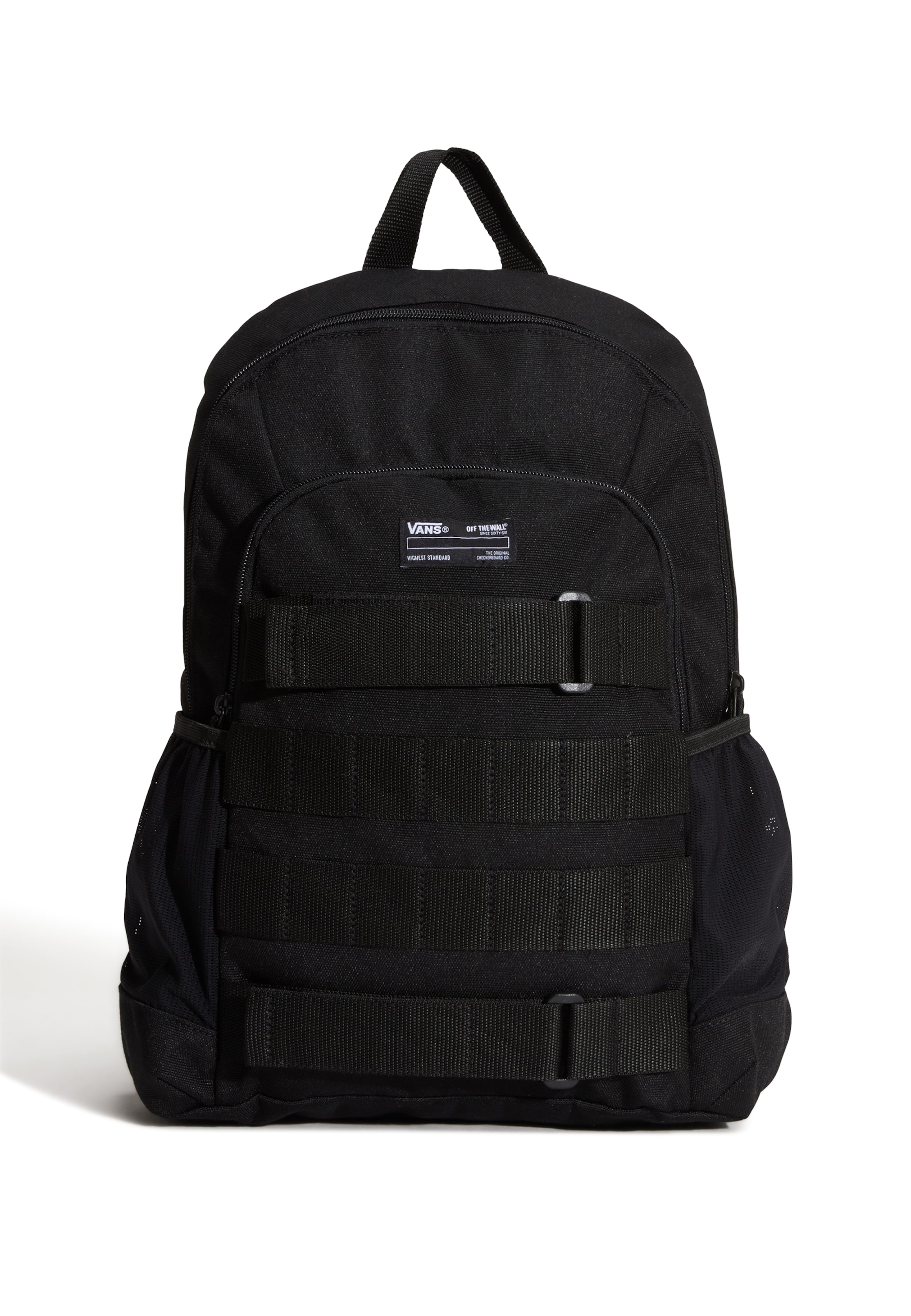 melns VANS Mugursoma 'Off The Wall Skatepack': no priekšpuses