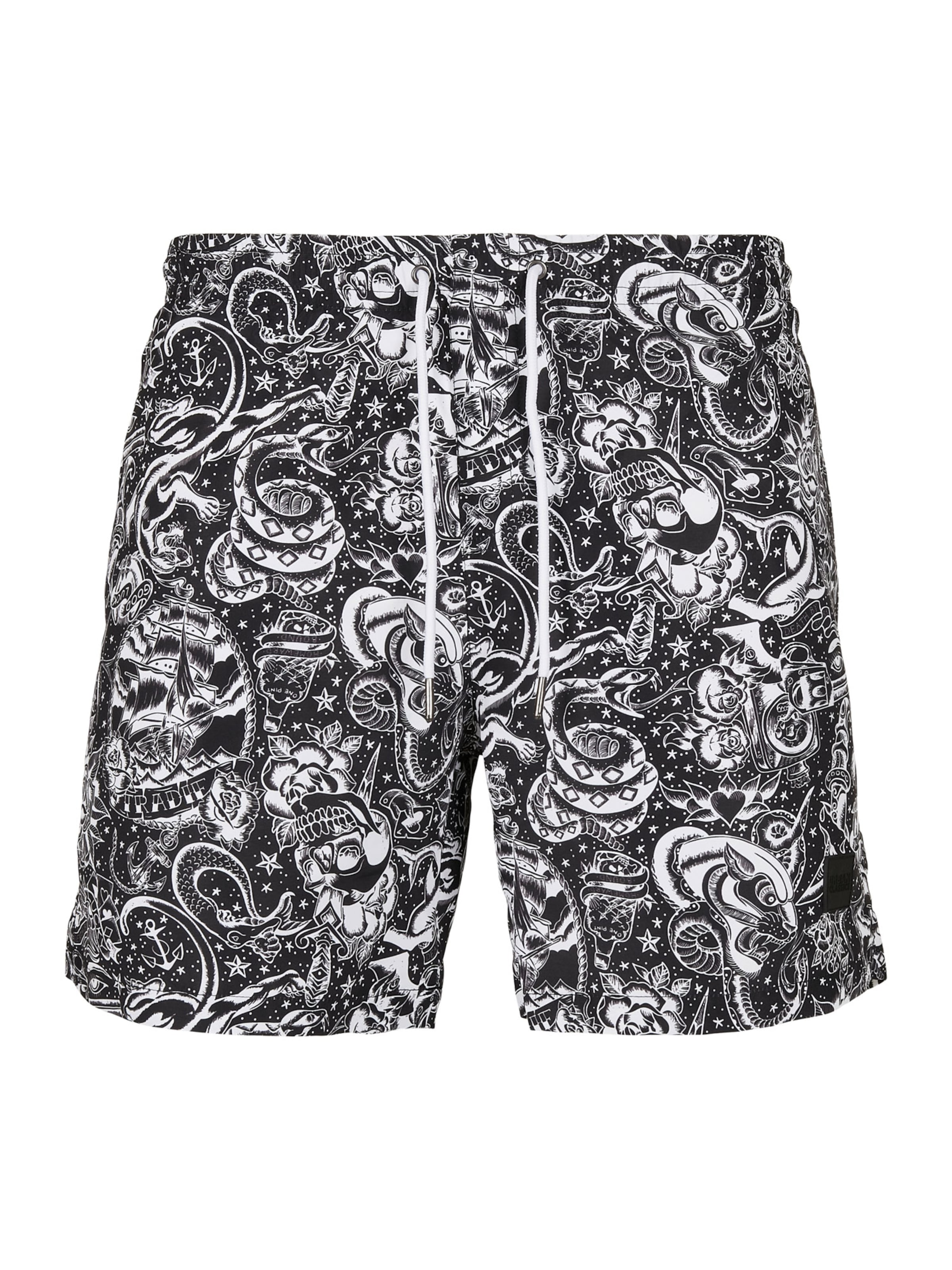 Urban Classics - Bermudas en negro: frente
