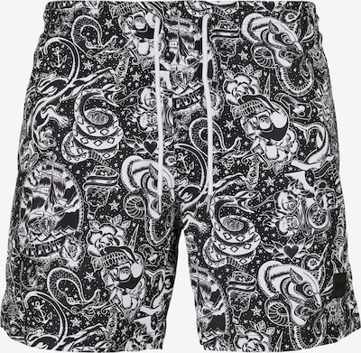 Urban Classics Kupaće hlače u crna / bijela, Pregled proizvoda