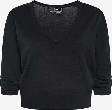 faina Sweater in Black: front