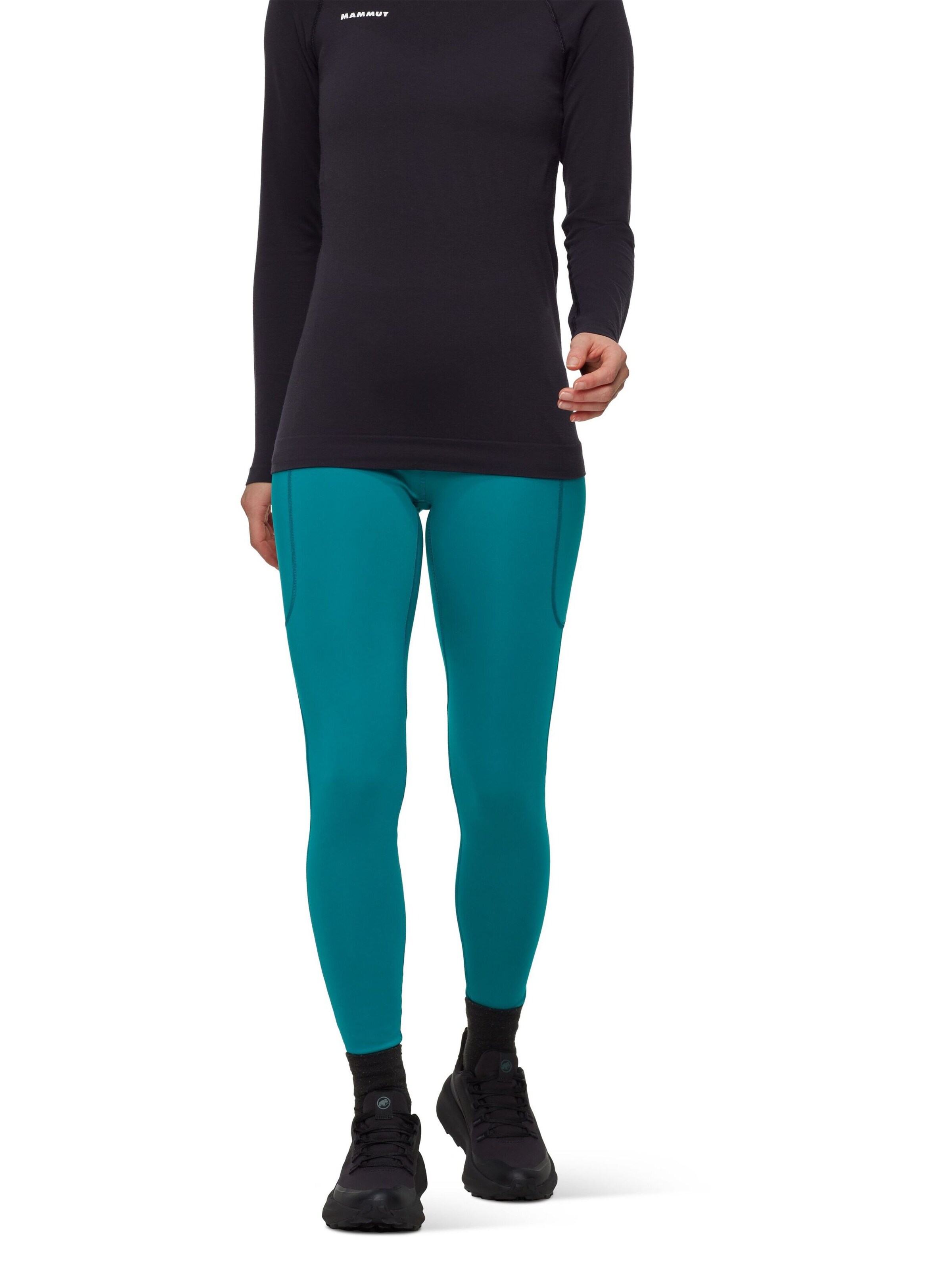 MAMMUT Skinny Leggings 'Crag Winter Tights' in Blau: Vorderseite