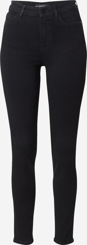 Skinny Jean GUESS en noir : devant