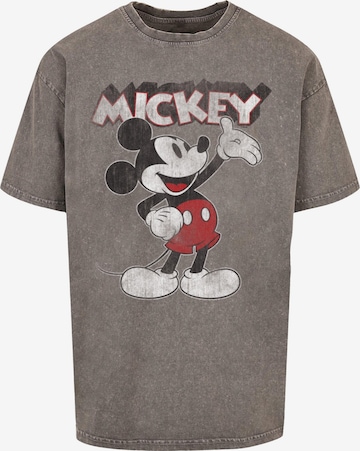 ABSOLUTE CULT Shirt 'Mickey Mouse - Presents' in Grey: front