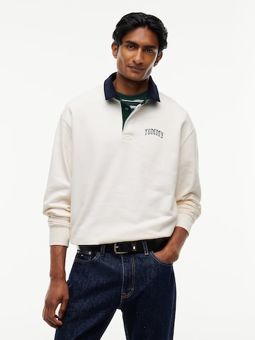 Tommy Jeans Shirt 'Rugby' in Weiß: Vorderseite