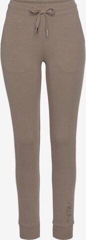 H.I.S Tapered Pants in Beige: front