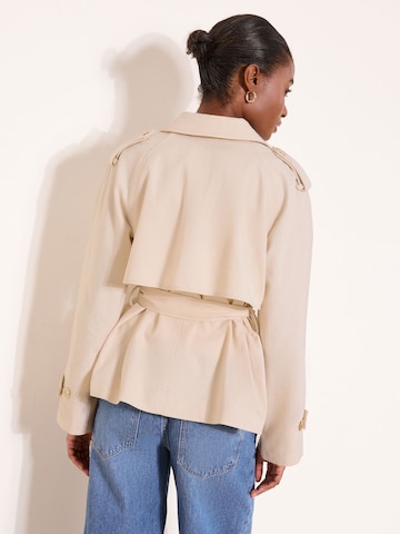 Lipsy Between-Seasons Coat in Beige