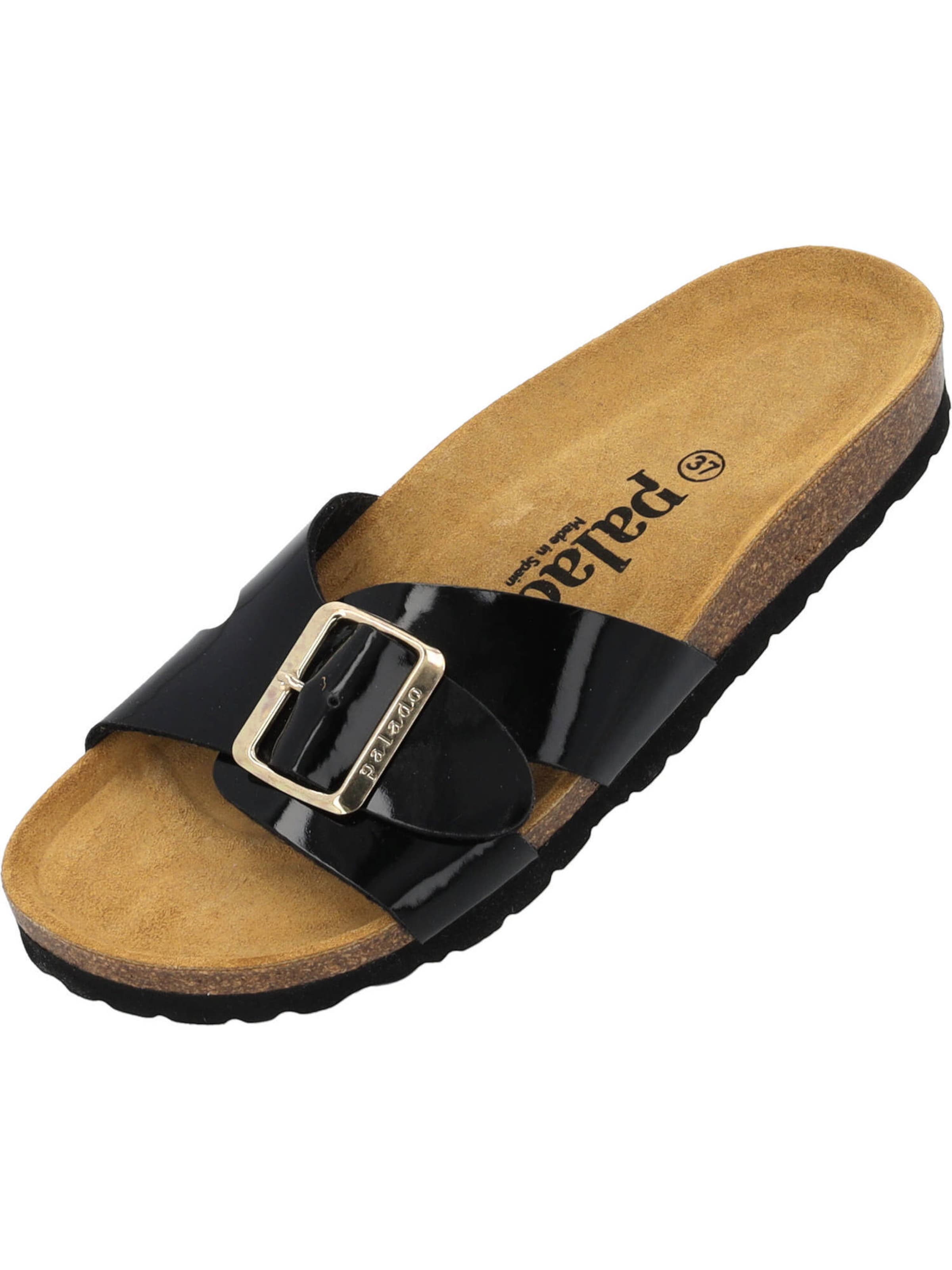 melns Palado Ādas čības 'Tinos Lack': no priekšpuses