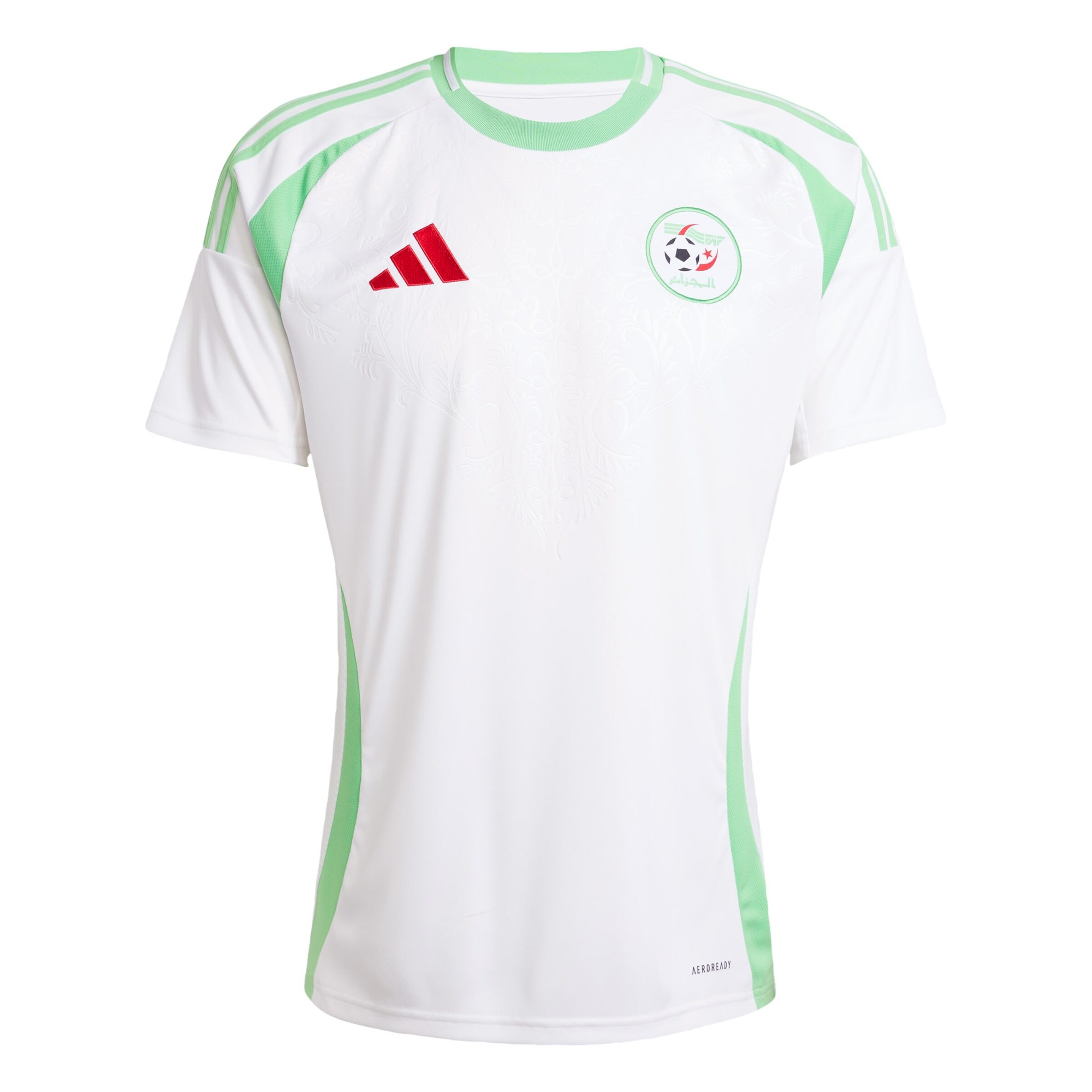 T-Shirt fonctionnel 'Algeria 24' ADIDAS PERFORMANCE en blanc : devant