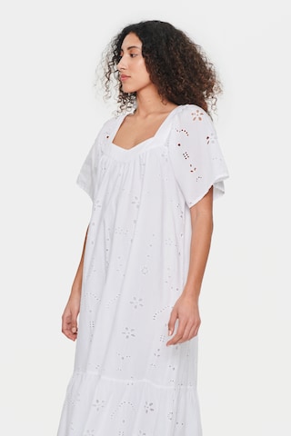 SAINT TROPEZ Kleid 'MellaniSZ' in Weiß