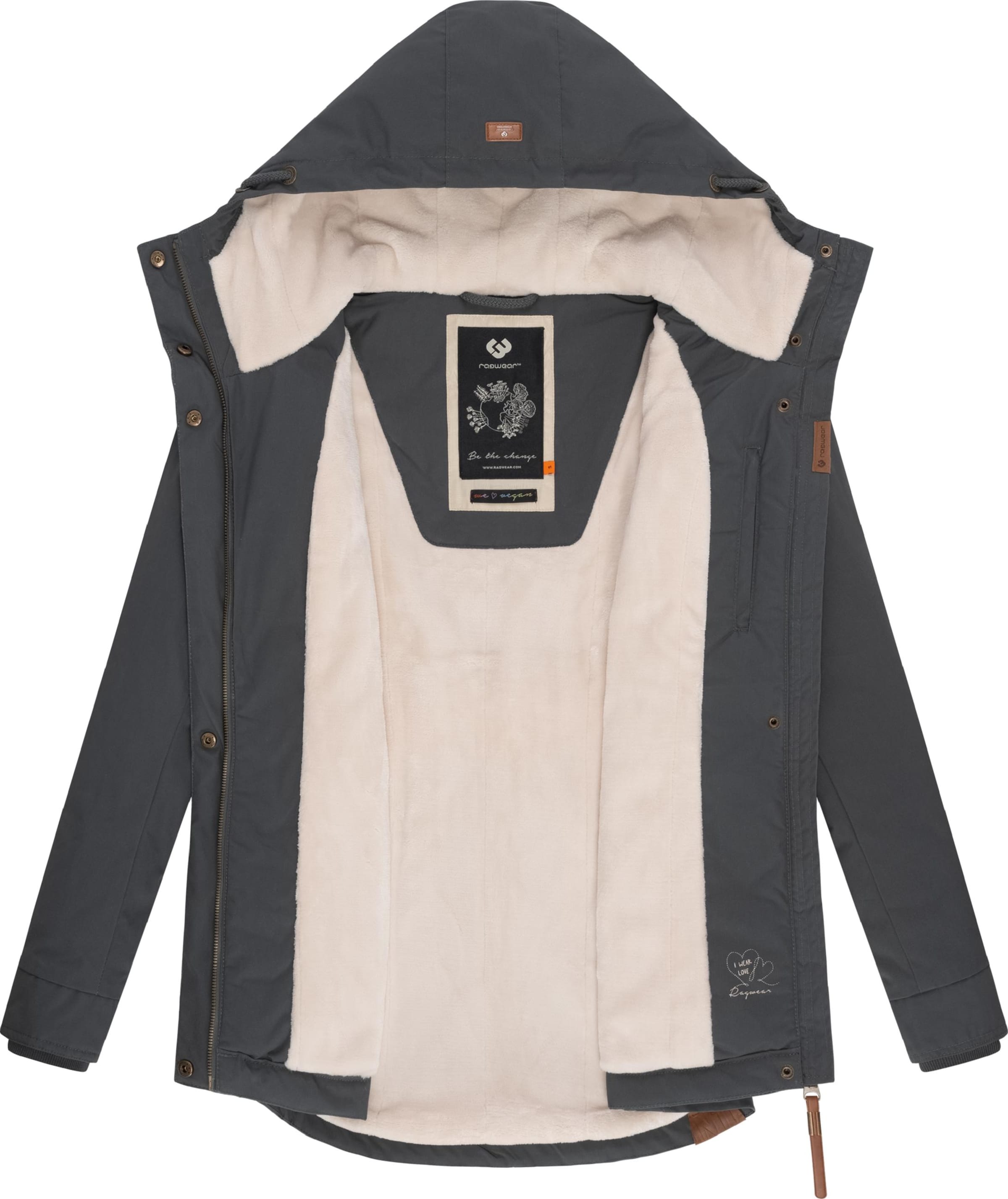 Giacca invernale 'Monade' di Ragwear in grigio