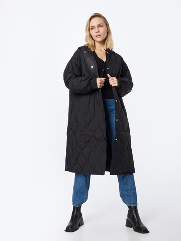 UNITED COLORS OF BENETTON Between-seasons coat in Black