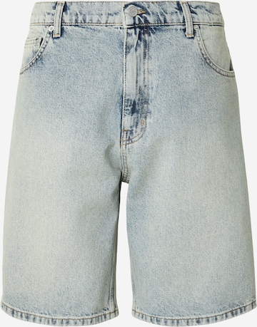 WoodbirdWide Leg/ Široke nogavice Traperice 'WBLeroy' - plava boja: prednji dio