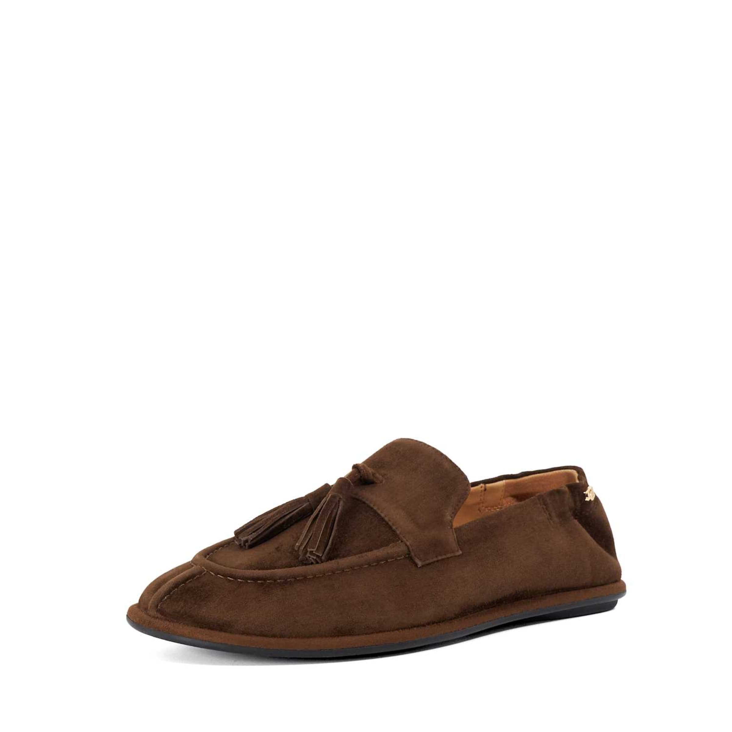Mocassin 'GROUNDING' Dune LONDON en marron : devant