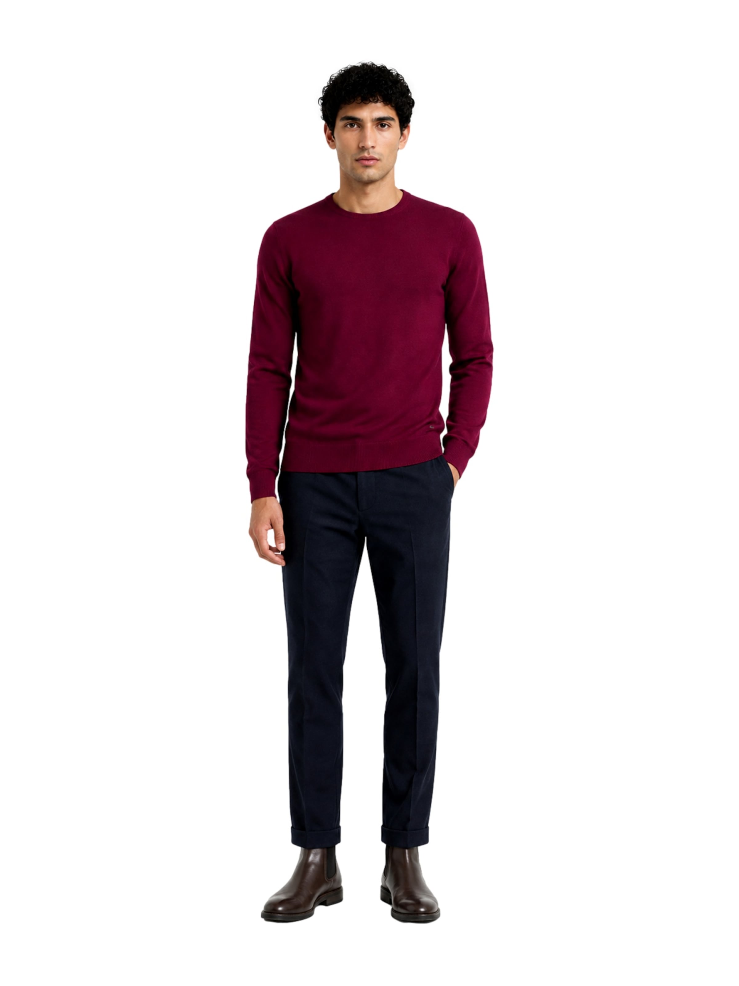 Ragman Pullover i rød