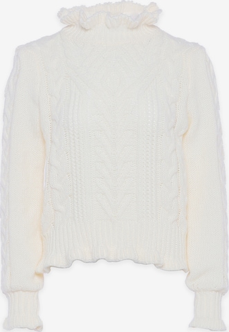 faina Sweter w kolorze biały: przód