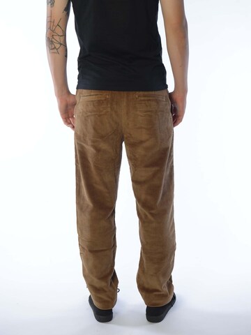 KnowledgeCotton Apparel Regular Hose in Braun