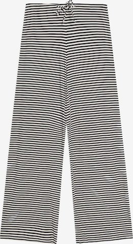 Bershka Wide Leg Hose in Blau: Vorderseite