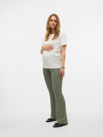 MAMALICIOUS Flared Trousers in Green