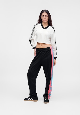 ADIDAS ORIGINALS - Loosefit Pantalón 'ADIBREAK' en negro: frente