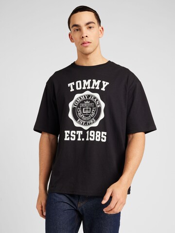 T-Shirt Tommy Jeans en noir : devant