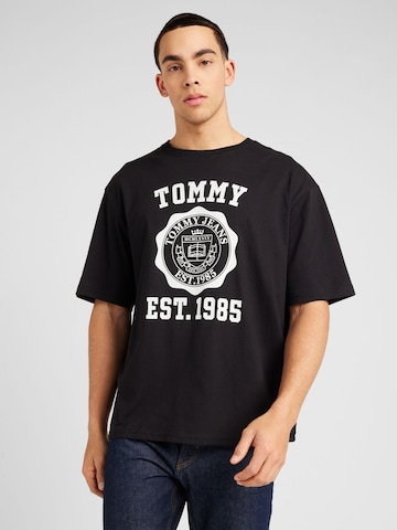 Tommy Jeans T-shirt i svart: framsida