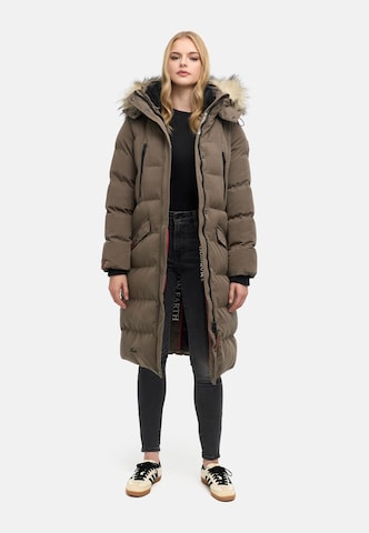 Cappotto invernale 'Schneesternchen' di MARIKOO in marrone