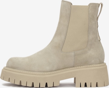Kazar Chelsea Boots in Beige: Vorderseite