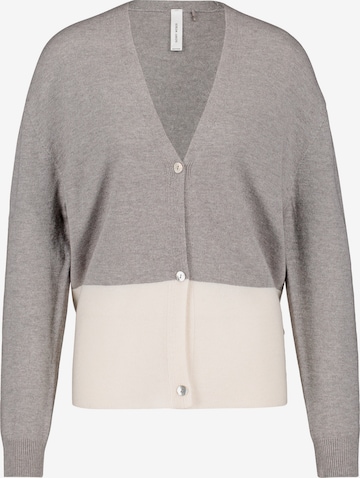 GERRY WEBER Knit cardigan in Grey: front