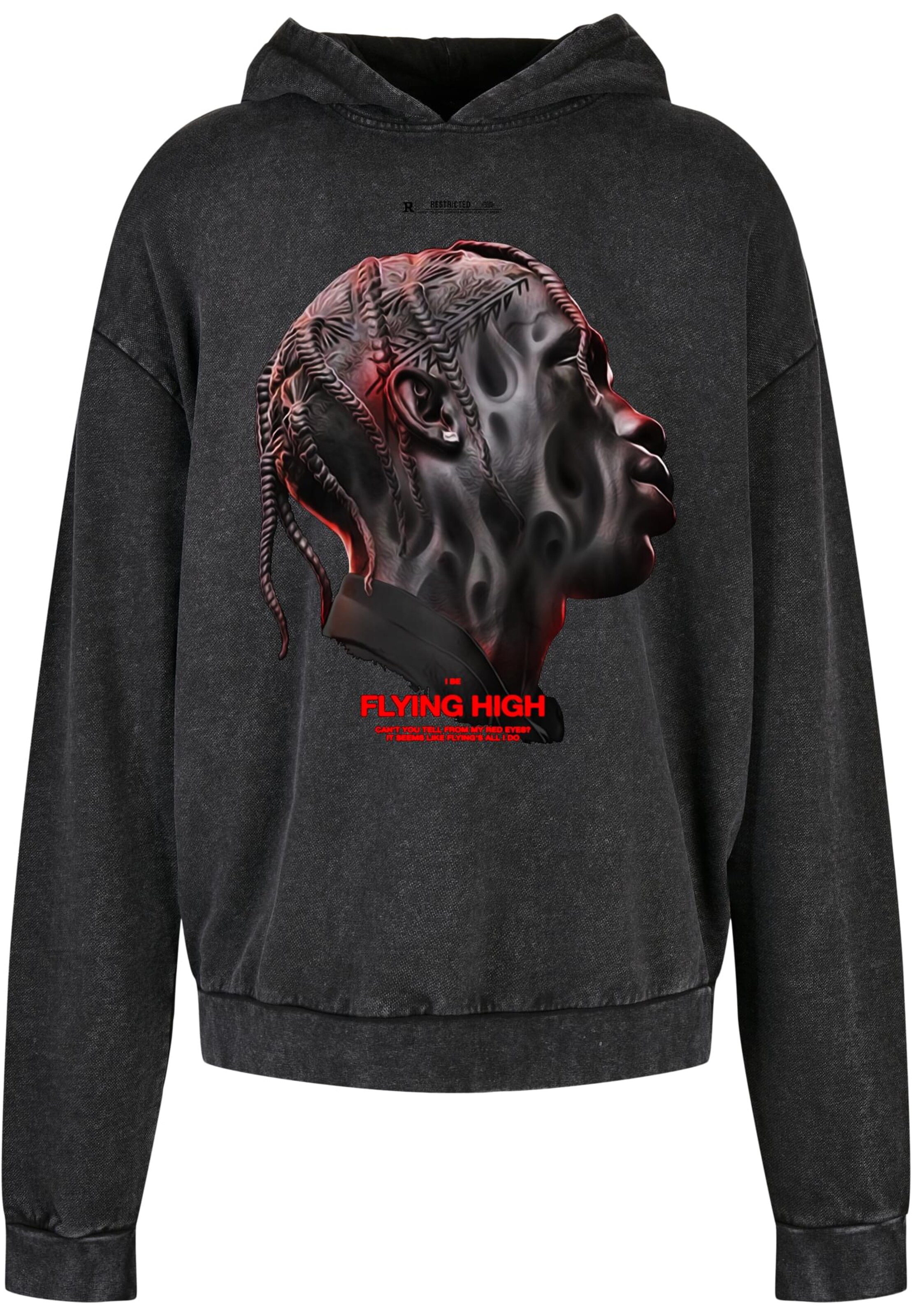 MT Upscale Sweatshirt 'Flying High' in Schwarz: Vorderseite