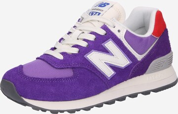 new balance Низкие кроссовки '574' в Лиловый: спереди