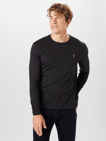 Polo Ralph Lauren Regular fit Shirt in Zwart: voorkant